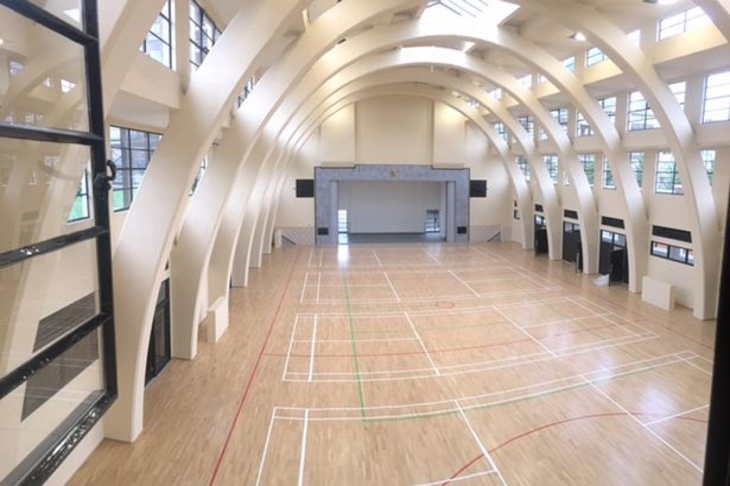 Poplar Baths Leisure Centre, Tower Hamlets Badminton Court Playfinder